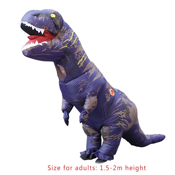 Puhallettava Dinosaurusasun Cosplay Naamiaisasu Halloween Lapsi Vihreä Aikuinen Violetti purple kids_ca purple kids