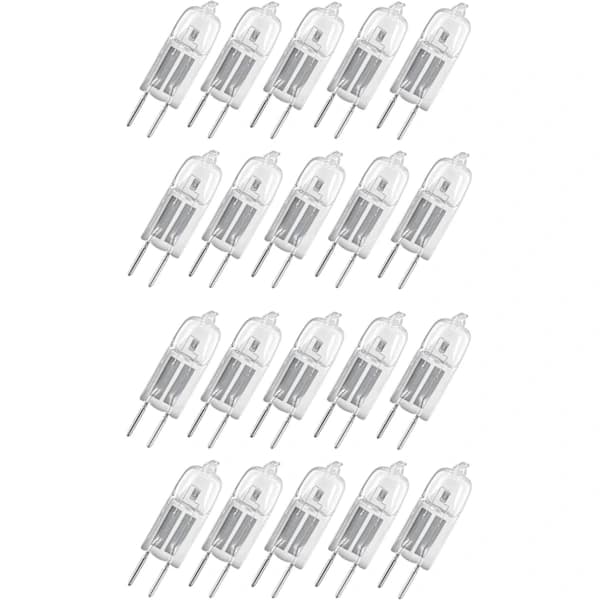 G4 Halogen Bulbs Warm White 10W Pin Bulbs (20-pack) 10W (20-Pack) 10W (20-Pack)
