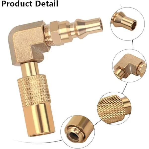 1/4 tomme RV Quick Connect Albueadapter Lavtrykskonverteringsfitting til Blackstone 17 tommer 22 tommer stegeplader