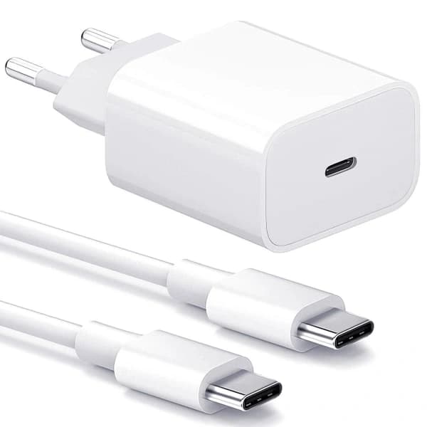 20W USB-C Pikalaturi & 2m Kaapeli 2-pakkaus - /Android 2-pakkaus USB-C