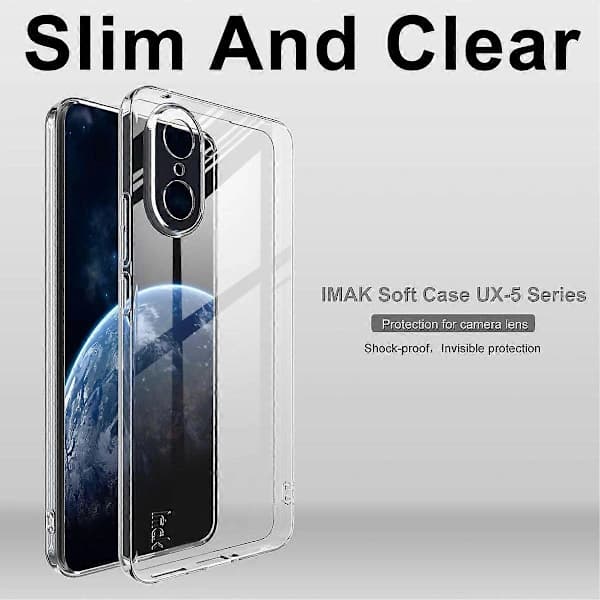 [CA] Støtsikkert TPU-deksel for OnePlus Nord CE5 5G - Transparent og slank design
