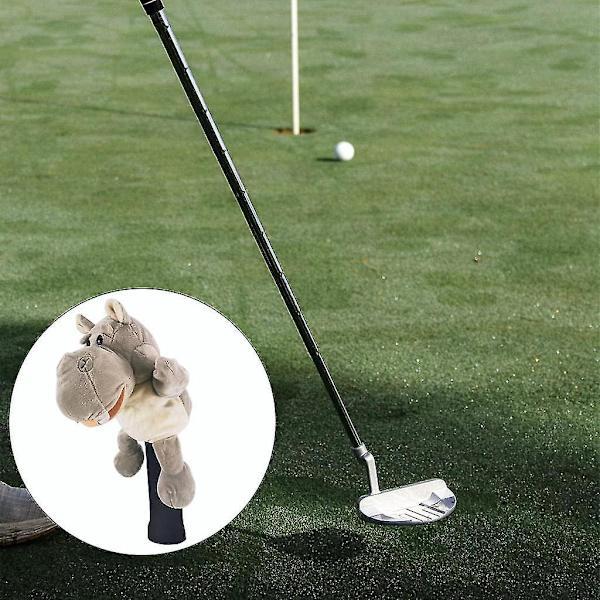 Golfkølle Hodebeskyttelse Nyhet Dyr Køllehodebeskyttelse, Bære Golfspilleres Gave (Flodhest)