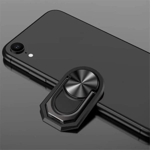 Pieces Mobiltelefon Ringholder, Telefonringholder Finger Ring Stativ til Smartphone Multifunktionel, Sort