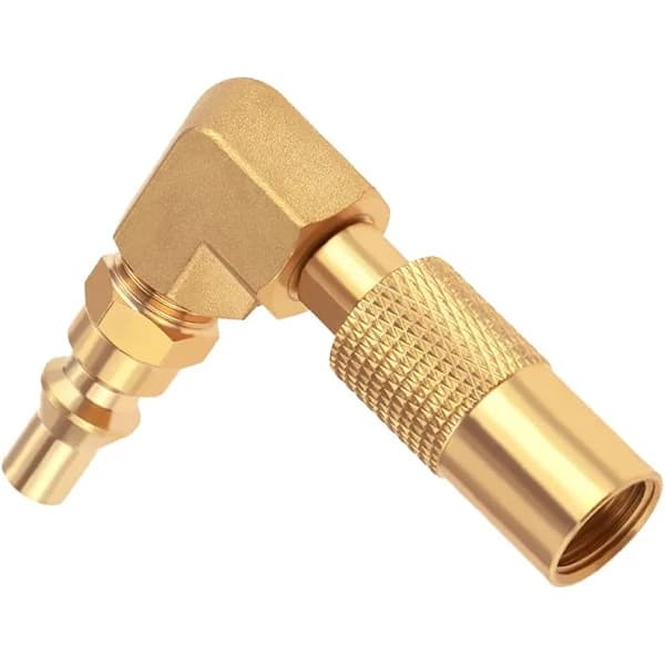 1/4 tomme RV Quick Connect Albueadapter Lavtrykskonverteringsfitting til Blackstone 17 tommer 22 tommer stegeplader