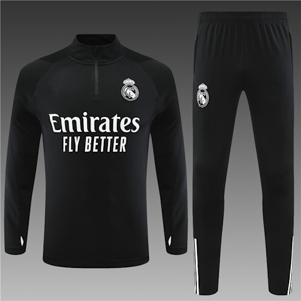 23-24 Ny sesong Real Madrid Voksen/Barn Langarmet Trøye Kostyme-Xin 2XL 2XL