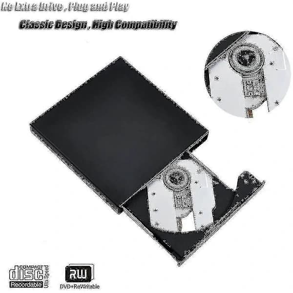 Extern DVD-enhet med CD-brännare (kombination), USB-gränssnitt