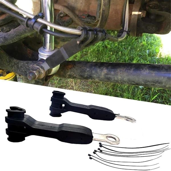 [CA]1101255 Forreste Bremseledningsanker Bremsslangebeslag Separator til Wrangler JK JL 2007-2023 2 4 Døre Sort