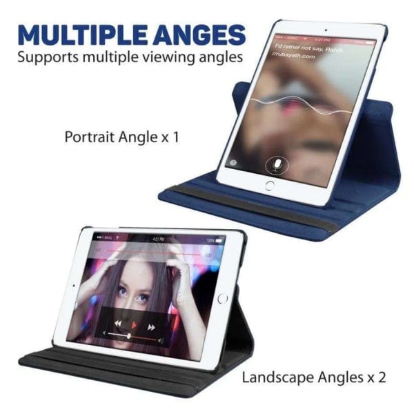 iPad AIR 2 cover - Sort iPad Air 1/2 & iPad 9,7 Gen5/Gen6 Sort Svart