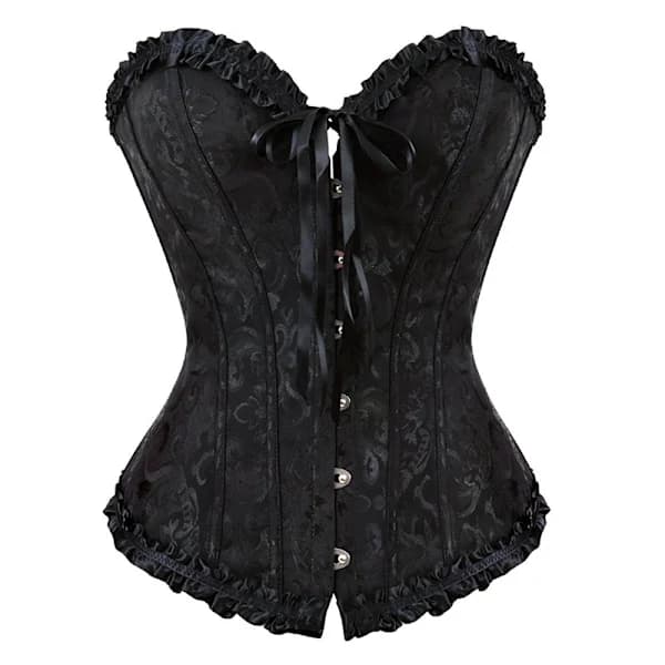 Blomstret Korset Top til Kvinder Stropløs Bustier Ingen BH Nødvendig S