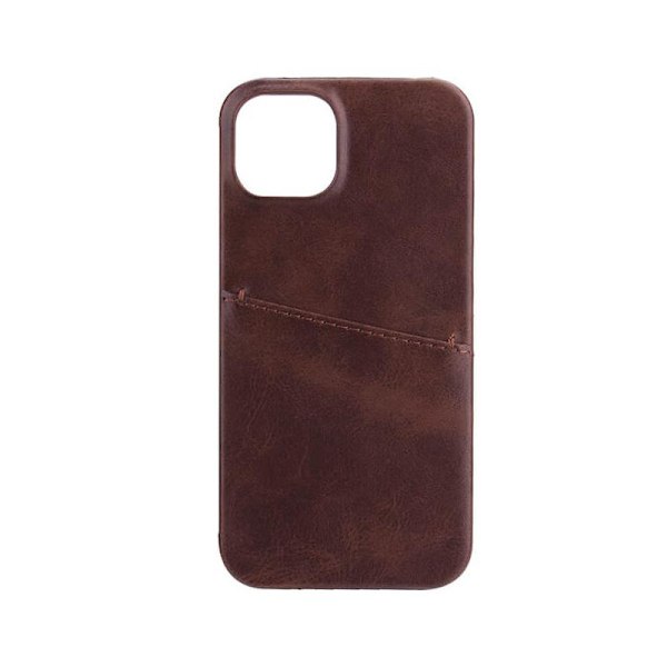 Onsala iPhone 13 -puhelimen kuori korttitaskulla - Ruskea Brown Brun