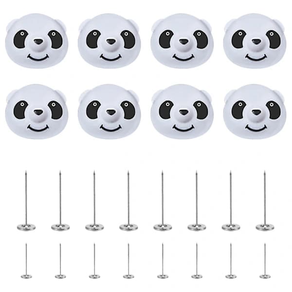 Panda 8 st Täcke Påslakan Grepp Halkfria Klämmor