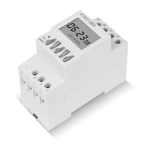 Digitalt astronomisk timerrelæ indendørs timer med astronomisk ur 220V