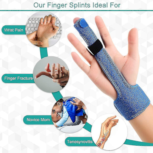 Trigger Finger Splint, Finger Splint, Finger Correction Splint, Justerbar Trigger Finger Splint