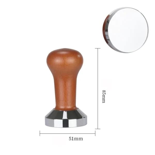 51 mm Barista Espresso Tamper i rustfritt stål