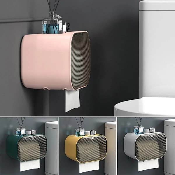 Toiletpapirholder Kleenexboks HVID Hvid[ca]