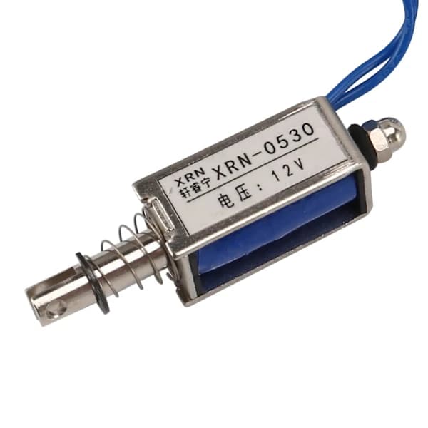 Solenoid elektromagnet typ tryck/drag 10 mm DC 12 V 2,1 kg kraft