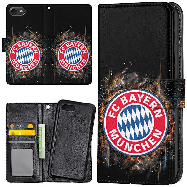 iPhone 7/8/SE - Plånboksfodral/Skal Bayern München