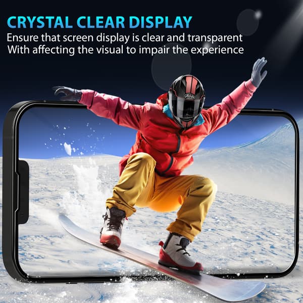 2-Pack iPhone 16E Screen Protector & 1-Pack Lens Protector - Tempered Glass 9H - Super Quality 3D