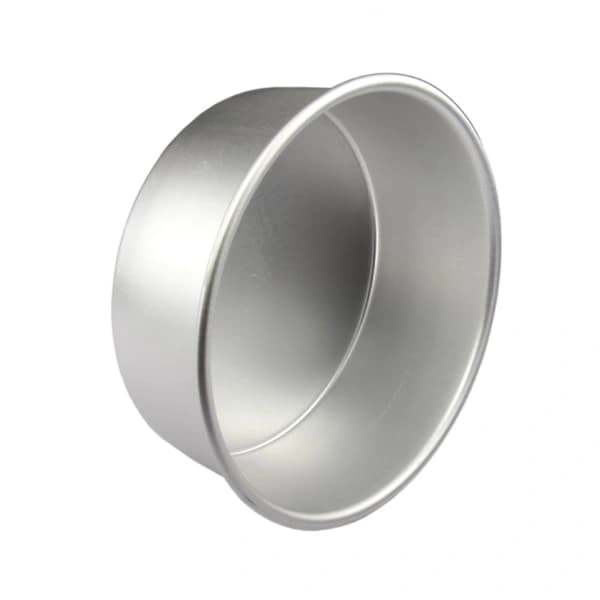 Rund sømløs pande 4~12 tommer aluminiumslegering non-stick kageform Multifunktionel bagning Enkeltstykke bageform null - B