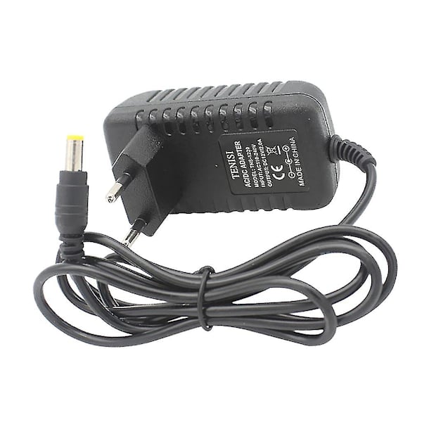 AC/DC 12V 1A Strømadapter Oplader EU-stik til LED-strip Lys CCTV