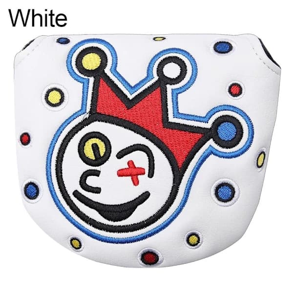 Golf Putter Huvudskydd Golfklubbskydd VIT Vit[ca]