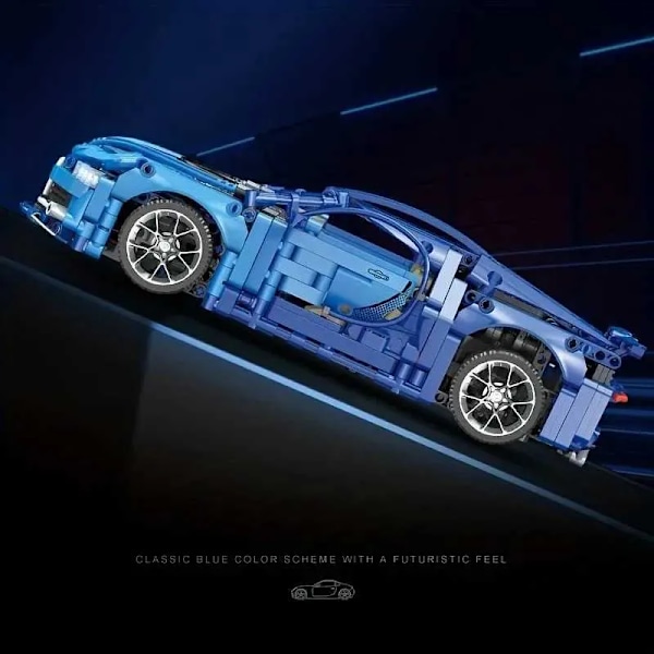 Bluce Urheiluauto MOC rakennuspalikkasarja 1 14 mittakaavan urheiluautomalli rakennuspalikkalelu W241005.Ca