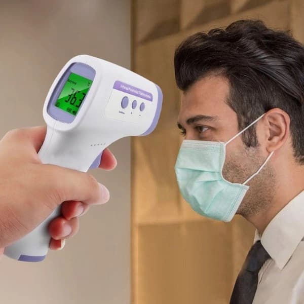 Digitalt pandetermometer, kontaktfrit infrarødt medicinsk termometer