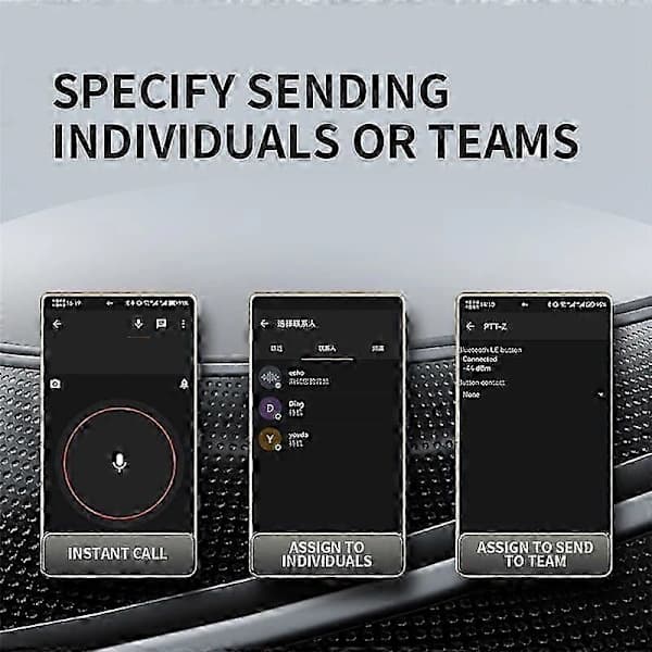 [CA] Langaton Bluetooth PTT e Ohjauspainike säädettävällä nauhalla Zello IOS Android Smar -laitteille
