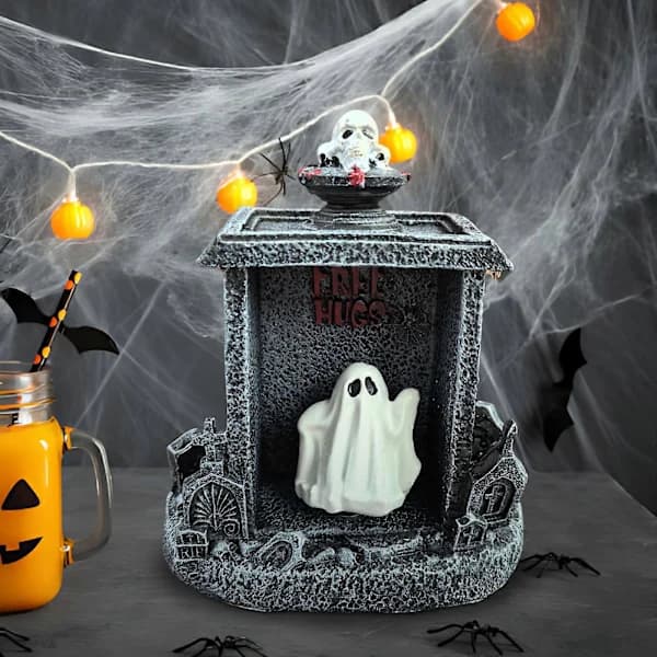 Halloween Spøgelse Ornament Gravsten Kirkegårdsdekoration