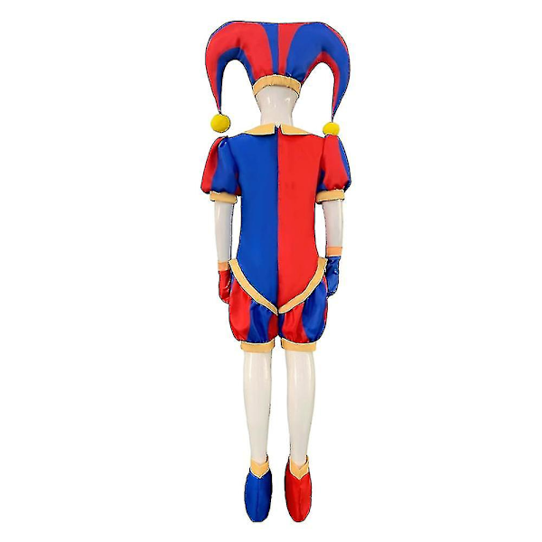 Pomni-dräkt för barn, overall för cosplay, födelsedag, karneval, halloweenfest Q8 Q8 140_ca Q8 140