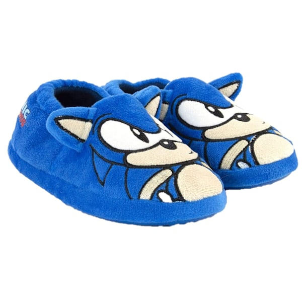 Sonic The Hedgehog Barn/Barn 3D Tøfler 2 UK Blå