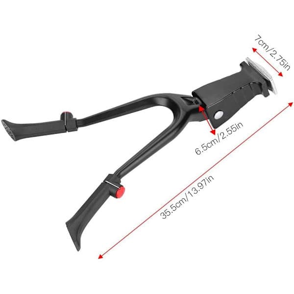 Justerbart cykelstativ i aluminium med dobbeltben