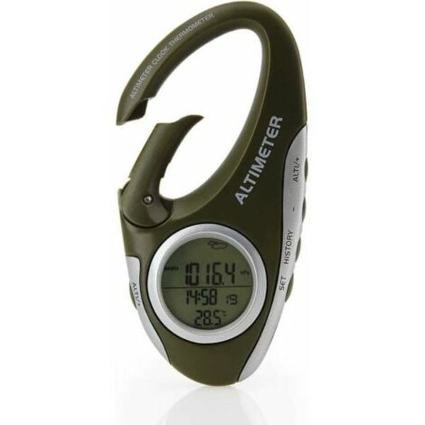 Ulisem Barometer Höjdmätare Termometer Väderprognos Monitor för Klättring Camping Utomhus Sport Multifunktion med Bakgrundsbelysning.ca