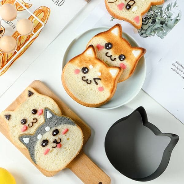 Katteformet Kageform, Katte Brødform, Nonstick Bageform, Cheesecakeform