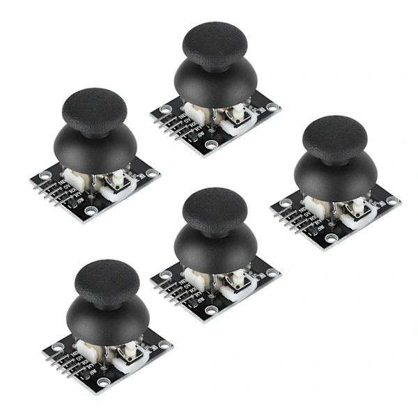 5 stk. Dual-akset Joystick-modul til Arduino-spilcontroller