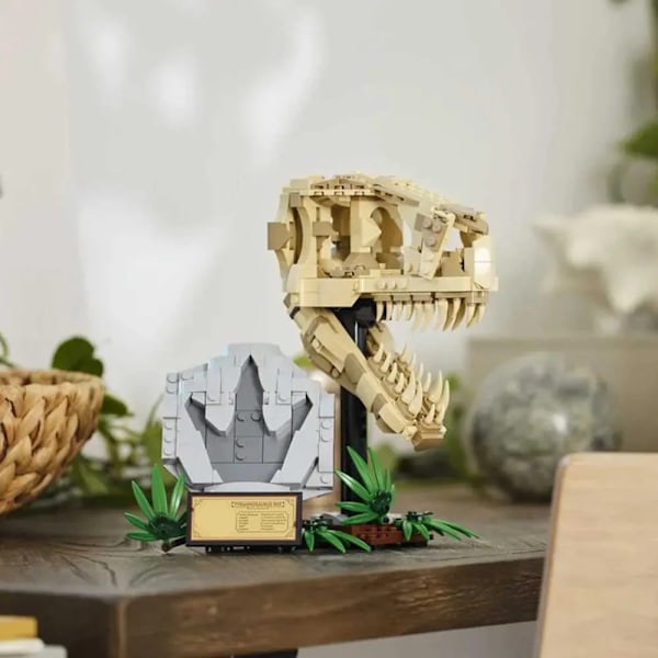 Dinosaurier Skl modell byggklossar kitHalloween och julklappar barnleksaker Cpatible med Legoed Y250227.Ca