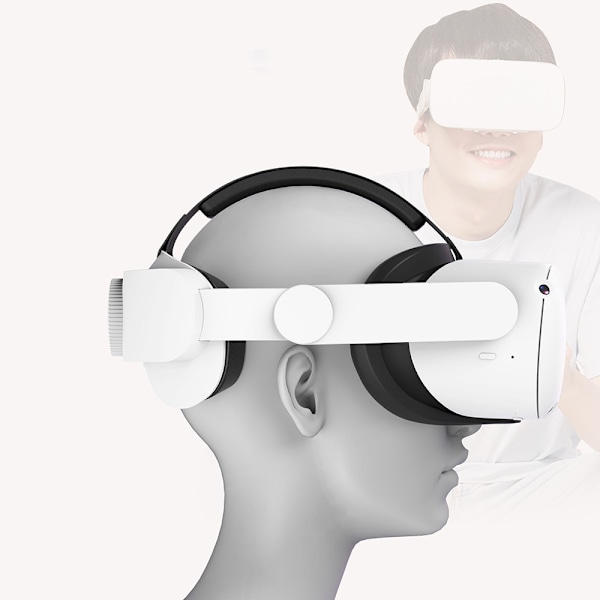 Kompatibel med Oculus Quest 2 hovedrem, Quest2 tilbehør Tilbehør Let justerbar hoved headset hovedrem erstatning hovedrem forbedret