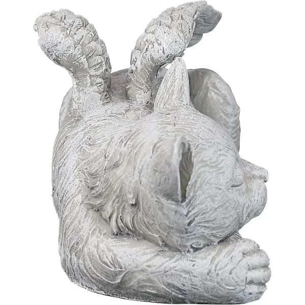 Design Toscano Mindesmærke Kat Kæledyr Engel Statue Æres Gravsten,