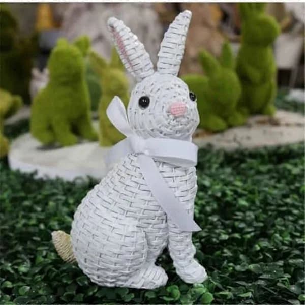Påskhare Figur Vit 15 cm