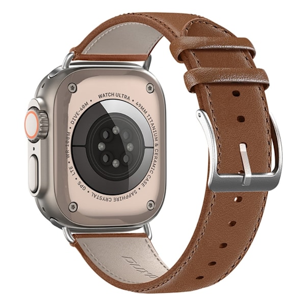 DUX DUCIS Apple Watch 42/44/45/49 mm ranneke aitoa nahkaa 39