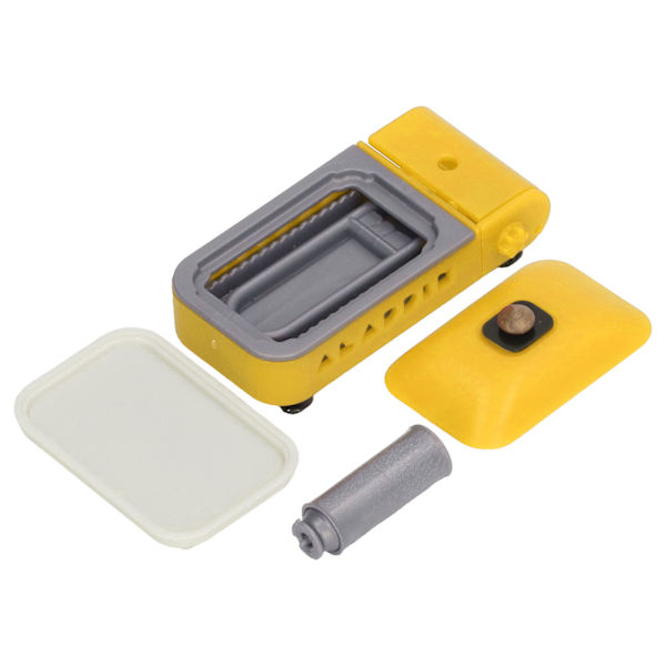 1/12 1/6 Mittakaava Nukkekoti Grilli Kaasu Grilli DIY Miniatyyri Tarvikkeet Nukkekoti Grilli Keittiölle Keltainen