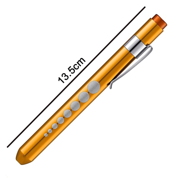 2 stk. penlygter i aluminiumslegering