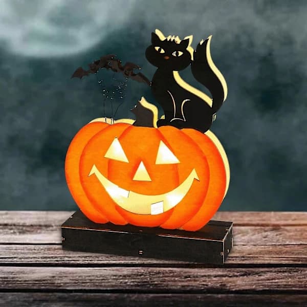 Græskarpynt til Halloweenfestdekoration