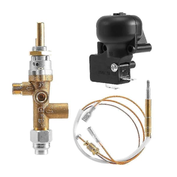 [CA] Gassvarmer Kontrollventil Termoelement Sensor Tippbryter Bryter Propan Ildsted Kontroll Sikkerhet