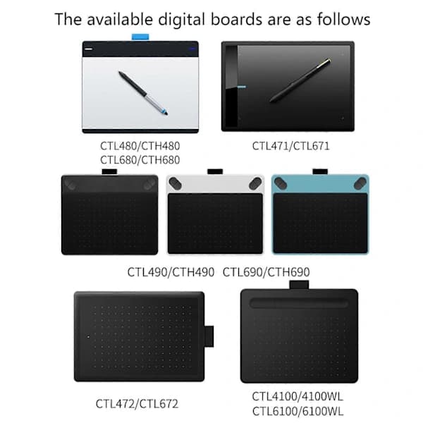 {ca}USB-strømkabel til Wacom digital tegneplade, opladningskabel til CTL471 CTH680 CTL472 CTL4100 CTL6100 CTL490 CTL480