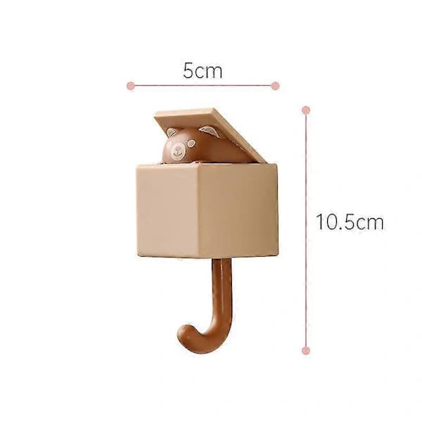 Cat Hook Cute Seamless Dorm Bed Door Hooks Key Umbrella Towel Hat Clothes Hanger 3pcs-
