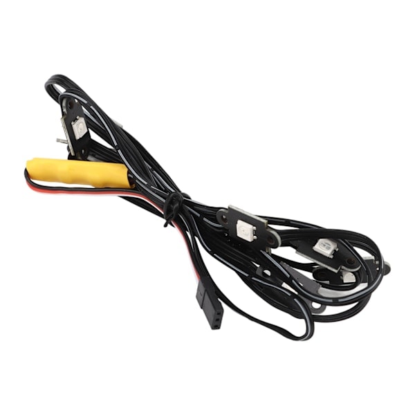 RC Bil Chassis LED Lys Farverigt Chassis Undervogn LED Lampe til 1/10 RC Crawler Biler 6‑10V