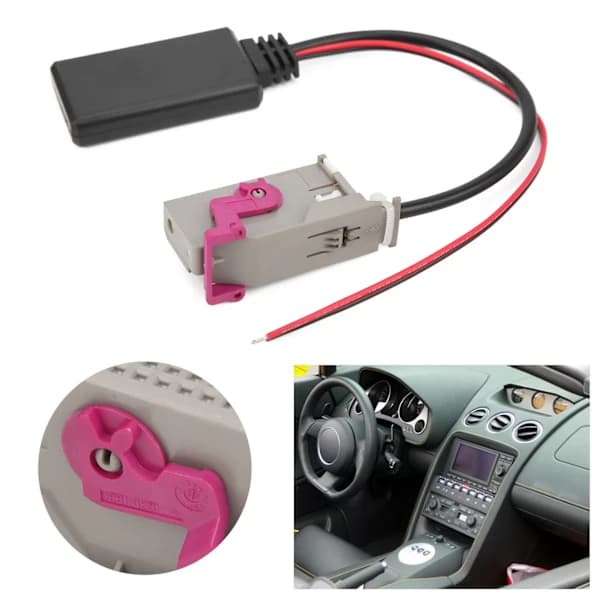 Langaton Bluetooth-äänisovitin Audi A3 A4 A6 A8 TT R8 RNS-E -malleille