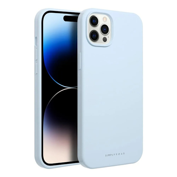 Roar iPhone 12 Pro Max Mobilskal Roar Cloud Skin - Lyseblå 50