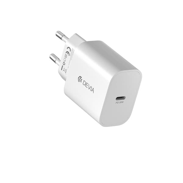 Devia vegglader Smart PD GaN 30W 1x USB-C hvit